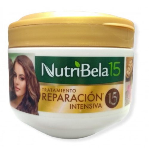 Nutribela15 Reparación intensiva 15 tratamiento capilar  Pote X 300 Ml   