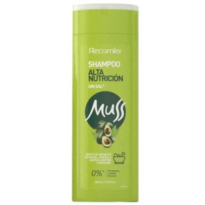 Muss Shampoo Alta Nutrición Sin Sal Frasco X 400 ML