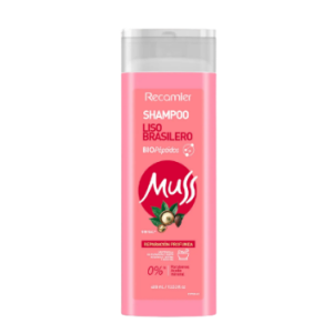 muss shampoo liso brasilero x 400 ml