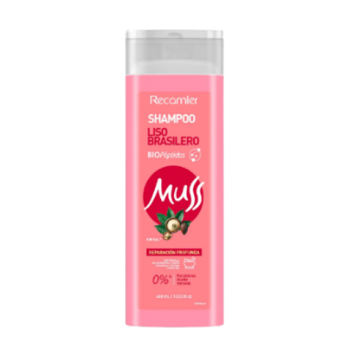 muss shampoo liso brasilero x 400 ml