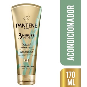 Pantene Pro-v 3 Minutos Bambú Acondicionador Tubo X 170 Ml 
