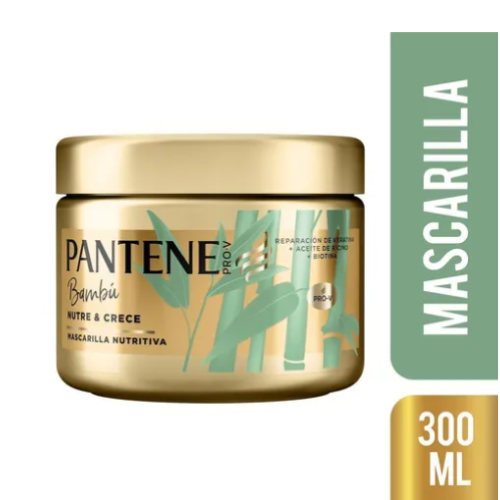 Pantene pro-v Bambú Nutre y crece mascarilla nutritiva Pote X 300 Ml 