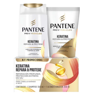 pantene sh keratina x 300 ml + 250 ml
