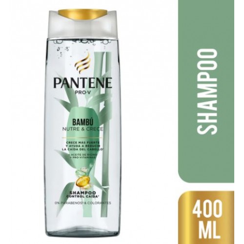 Pantene Pro-v Bambú Shampoo Nutre y Crece Frasco X 400 Ml 