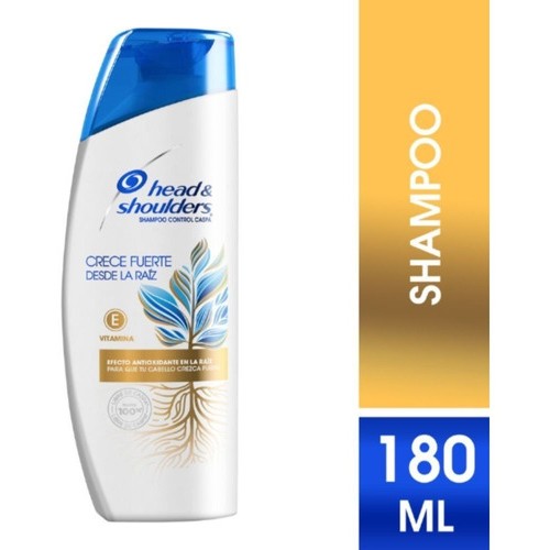 Head & Shoulders Shampoo control caspa Crece Fuerte Frasco X 180 Ml 