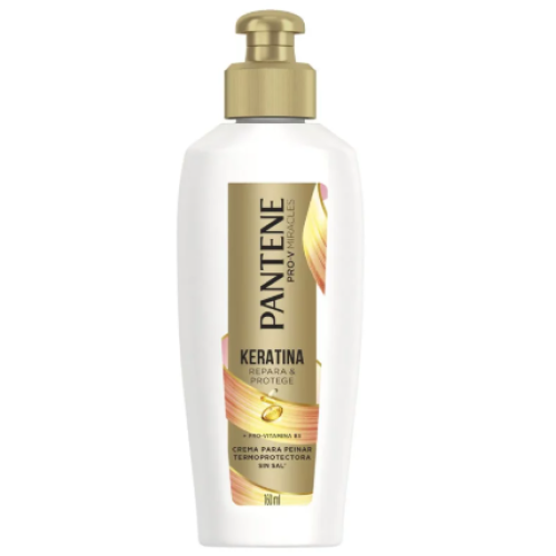 Pantene Keratina Crema para peinar termoprotectora Frasco X 160 Ml 