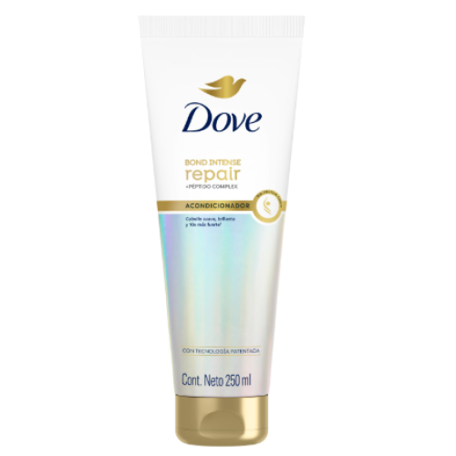 Dove Acondicionador Bond intense Repair + péptido complex Tubo X 250 Ml 