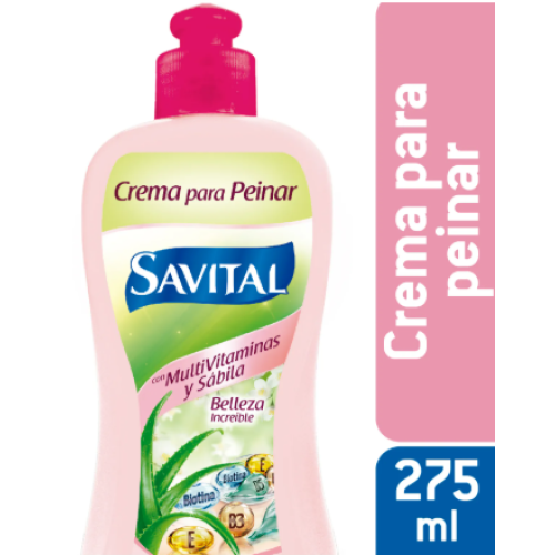 Savital Crema para peinar Multivitaminas Pote X 275 ML
