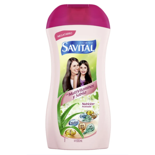 Savital Shampoo Nutrición avanzada Frasco X 510 Ml 