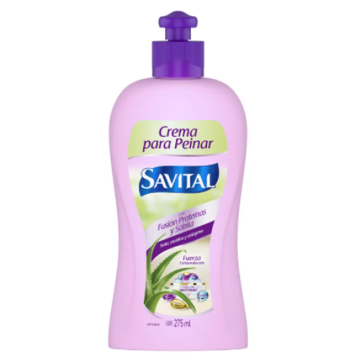Savital Crema para Peinar Fusión Proteínas y Sábila Frasco X 275 ML