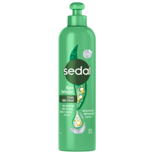 Sedal crema para peinar rizos definidos Frasco X 300 Ml