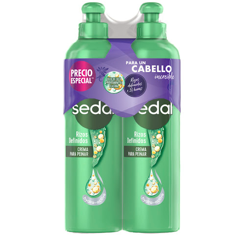 Sedal crema para peinar rizos definidos oferta X 2 Unidades (300 Ml C/U)