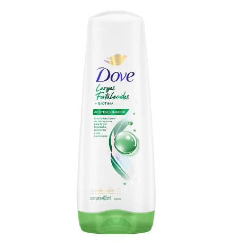 dove acondicionador largos fortalecidos + biotina x 400ml