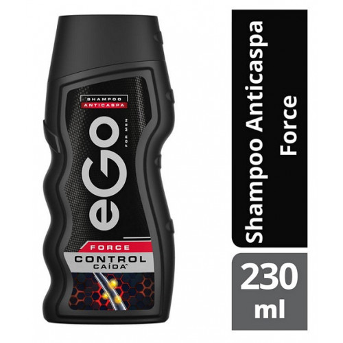 Ego Shampoo  Anticaspa Force Control Caída Frasco X  230 ML