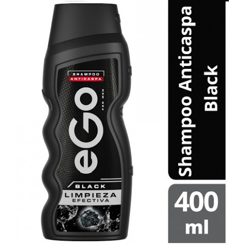 Ego Shampoo Anticaspa Black Limpieza Efectiva X 400 ML