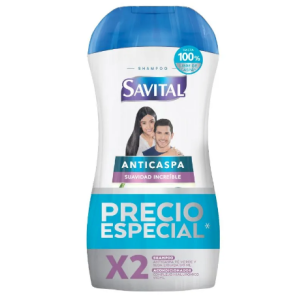 savital shampoo anticaspa te 510ml + acondicionador x 490ml