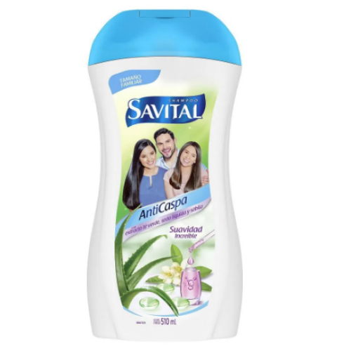 savital shampoo anti-caspa te y seda x 510 ml