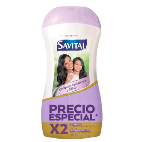 Savital Oferta hidratacion intensa Oferta shampo + acondicionador 510 + 490 Ml 