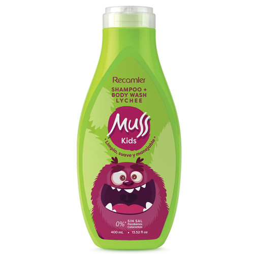 Muss Kids Shampoo + Body Wash Lychee Frasco X 400 ML