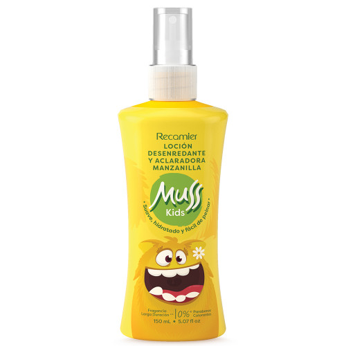 Muss Kids Loción Desenredante y Aclaradora Manzanilla Frasco X 150 ML