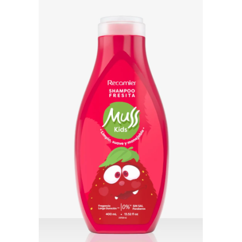 Muss Kids shampoo fresita sin sal Frasco X 400 Ml