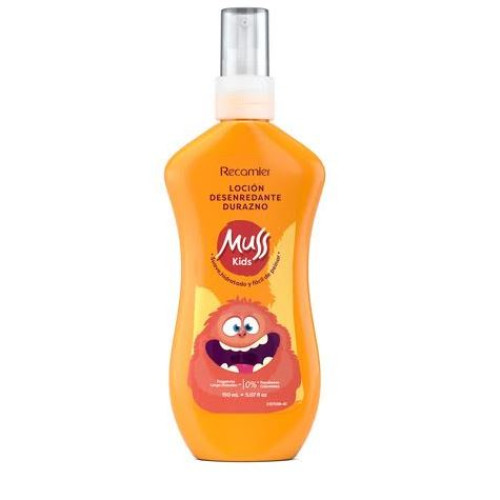 Muss Kids Loción desenredante durazno Frasco X 150 Ml 