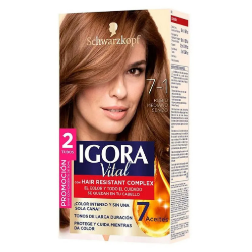 igora vital 7-1 x 50 ml x 2 tubos