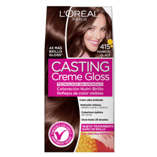 Casting Gloss Kit Tono 415 Marrón Glacé X 1 Unidad