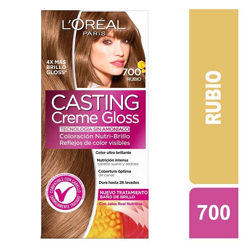 L´oreal Casting Creme Gloss 700 Rubio Caja X 1 Unidad 