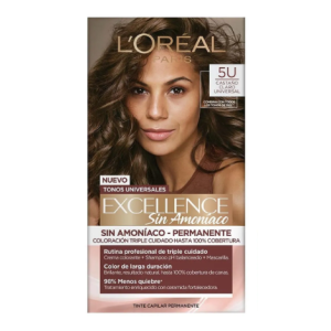 excellence sin amoníaco kit # 5u castano claro universal