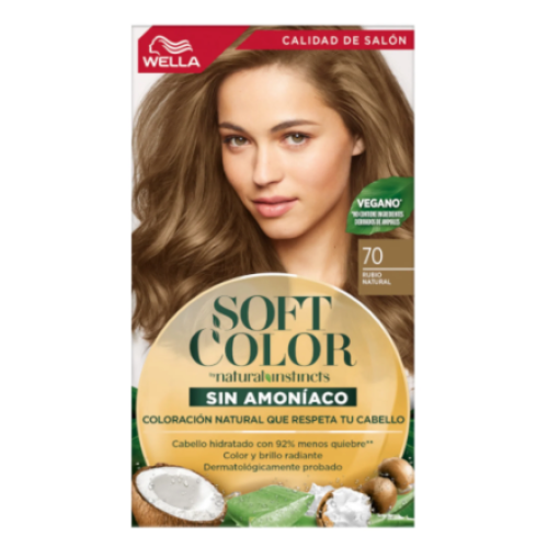 Soft Color Kit Rubio Natural #70 X 1 Unidad