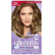 Koleston Brillo infinito Kit rubio cenizo mediano # 71 Caja x 1 Unidad