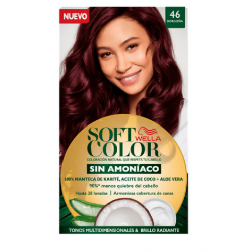 Soft Color Coloración natural sin amoniaco # 46 Kit X 1 Unidad