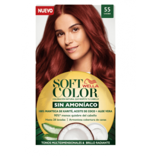 Soft Color Coloración natural sin amoniaco # 55 Kit X 1 Unidad