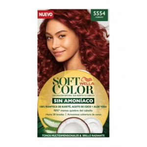 Soft Color Coloración natural sin amoniaco # 5554 Kit X 1 Unidad