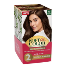 Soft Color Coloración natural sin amoniaco # 40 Kit X 2 Unidades 