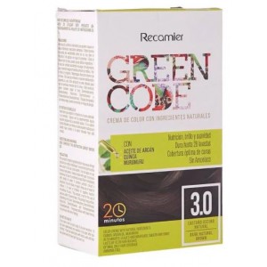 Green Code  Crema de color Kit Castaño oscuro 3.0 Caja X 50 Gramos  