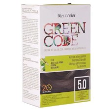 Green Code  Crema de color Kit Castaño claro natural 5.0 Caja X 50 Gramos  