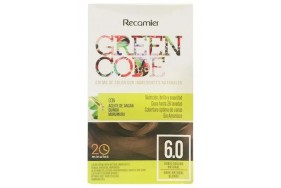  Green Code  Crema de color Kit Rubio oscuro natural 6.0  Caja X 50 Gramos  