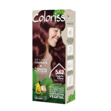 coloriss kit 5.62 castaño claro x 50 gr