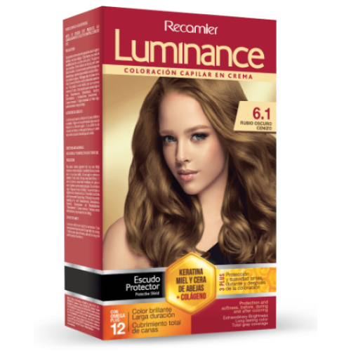 luminance kit 6.1 rubio oscuro cenizo doble tubo x 60 gr