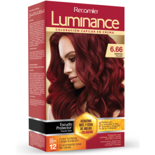 luminance kit 6.66 marrón rojizo doble tubo x 60 gr
