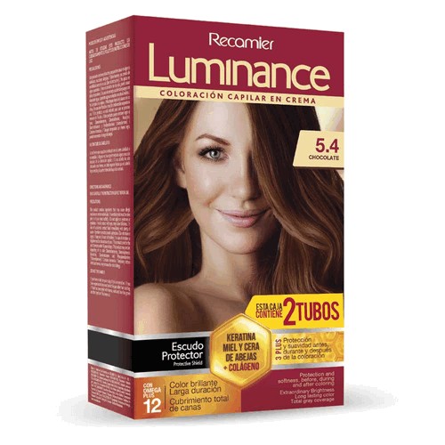 Luminance Coloración en crema Chocolate 5.4 Caja X 60 Gramos