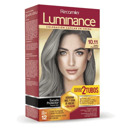 Luminance Coloración en crema Rubio Plateado 10.11 Caja X 60 Gramos