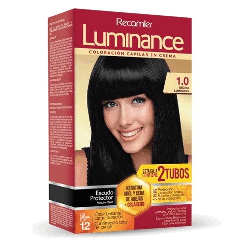 Luminance Coloración en crema Negro luminoso 1.0 Caja X 60 Gramos