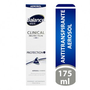 Desodorante Balance Men clinical protection  aerosol Frasco X 175 Ml 