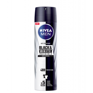 Nivea Men Desodorante Antitranspirante Black & White Invisible Original Lata X 150 Ml 