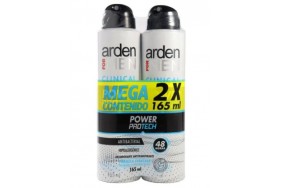 Arden for Men clinical Power protech Desodorante Oferta 2 Latas X 165 Ml 