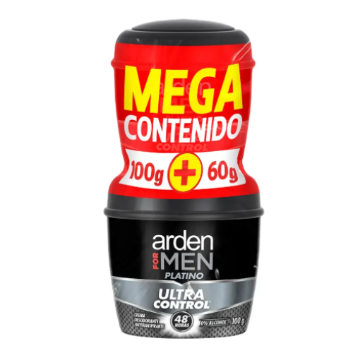 Desodorante Afm Crema Platino ultra control 2 Potes X 100 Gramos + 60 Gramos