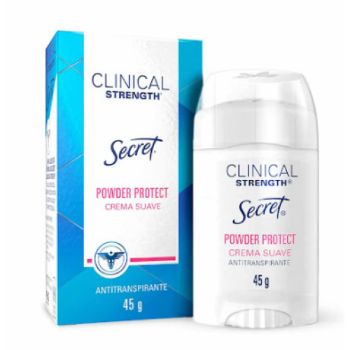 Secret clinical strength crema suave antitranspirante x 45 gr 